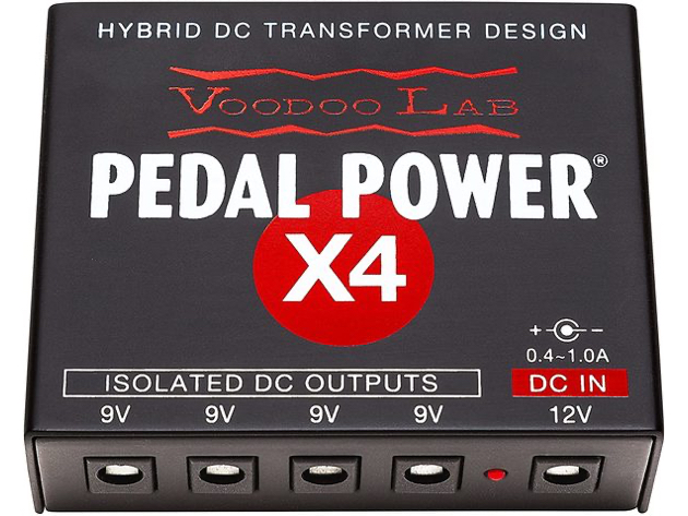 Voodoo Lab PPX4EK Pedal Adds Power X4 Isolated Four 9V Output Expander Kit (Like New, Damaged Retail Box)