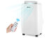 Costway 1,2000 BTU Portable Air Conditioner Multifunctional Air Cooler w/ Remote - White