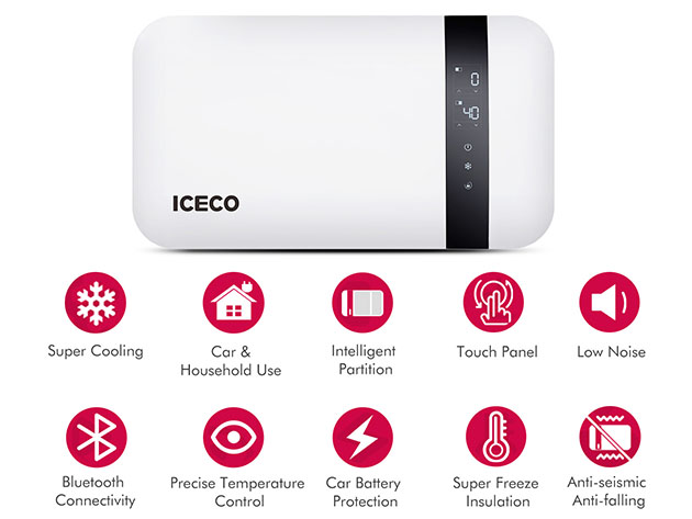 ICECO Go20: Ultimate 20L Portable Car Freezer (Grey)