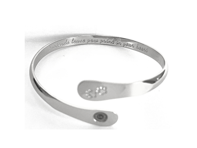 Furry Friends Bracelets, Engraved Furiends leave paw print in your heart- Paw Prints ( Furry Friends) Dog Bracelets, Cat Bracelets ,Pet Bracelets