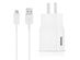 Samsung 2a Travel Charger (ETA-U90JWS) w/Micro-USB Cable for Samsung - White