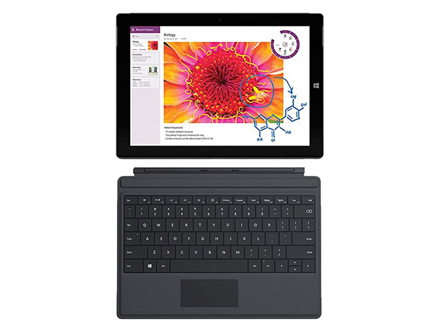 Microsoft Surface 3 Atom X7-Z8700 4GB RAM 64GB SSD - Silver (Certified Refurbished)