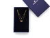 Swarovski New Love Gold Tone Dark Multi-Colored Crystal Necklace (Store-Display Model)