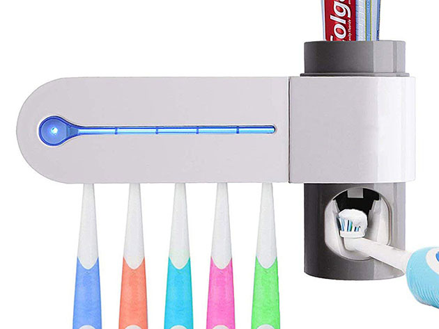 UV Toothbrush Sterilizer & Toothpaste Dispense
