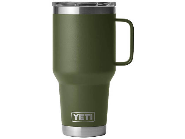 Yeti 21071500736 Rambler 30 oz. Travel Mug with Stronghold Lid - Highlands Olive