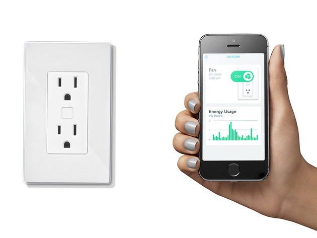 Quirky Outlink Monitoring Outlet, Lets You Control Power and Monitor Your Energy Usage from Anywhere, White (New Open Box)