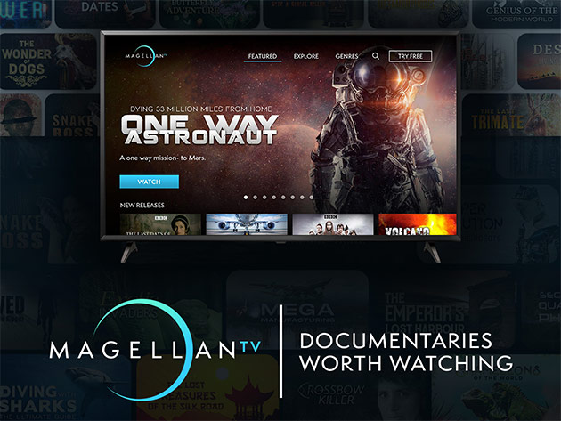 MagellanTV Documentary Streaming Service: Lifetime Subscription