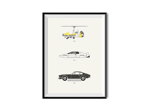 Live & Let Drive James Bond Poster (18"x 24")
