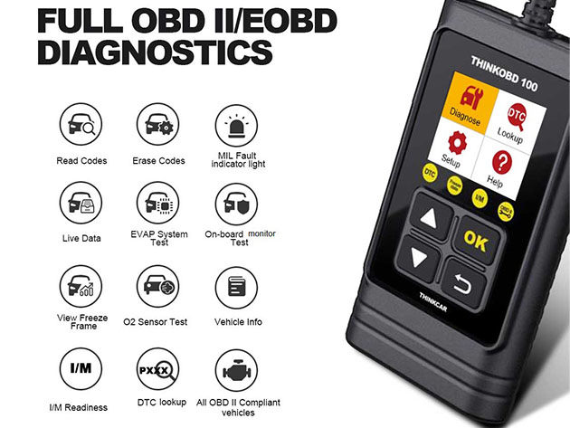 THINKOBD 100: Full Automotive Scan Tool