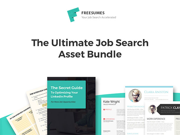 The Freesumes Ultimate Job Search Asset Bundle: Microsoft Word Resume & Cover Letter Templates