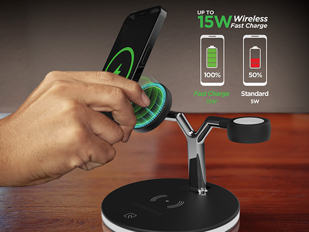 HyperGear MaxCharge 3-in-1 Wireless Charging Stand