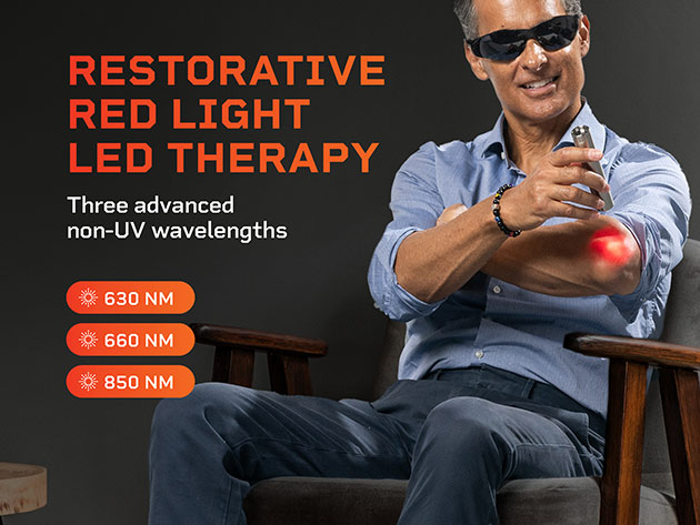 LumiCure Infrared & Red Light Therapy Torch | StackSocial