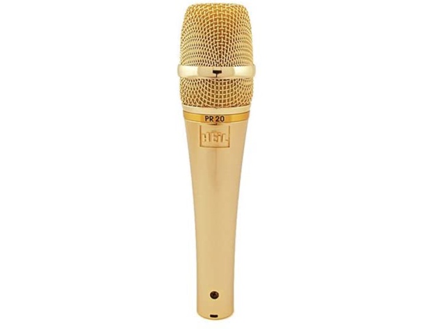 Heil PR20G XLR Wider Frequency Range Low Handling Noise Vocal Microphone - Gold (Used, Damaged Retail Box)
