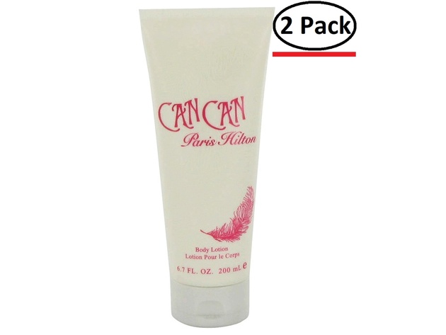 Can Can by Paris Hilton Body Lotion 6.7 oz for Women (Package of 2)