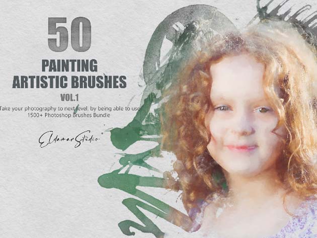 1500 photoshop brushes pack ree download