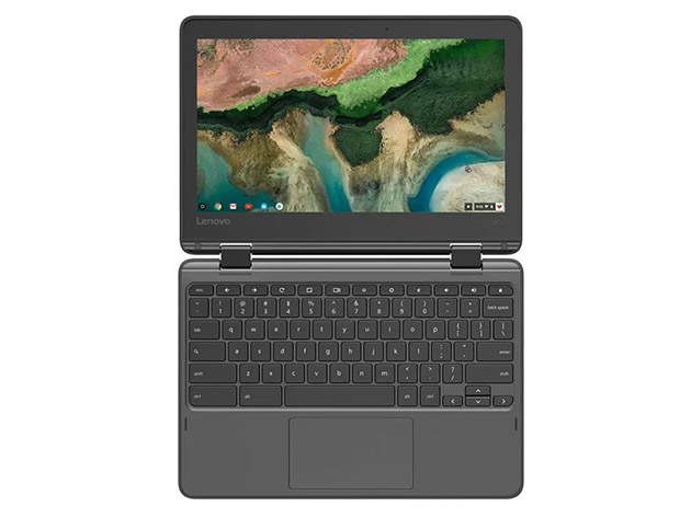 Lenovo 300E 11.6" 2-in-1 Touchscreen Chromebook 32GB - Grey (Refurbished)