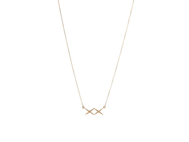 XX Necklace (Shiny Gold)