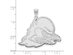 NCAA 14k White Gold U of Delaware XL Pendant