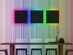 LampDepot RGB Ingot Square Wall Lamp (2-Pack)