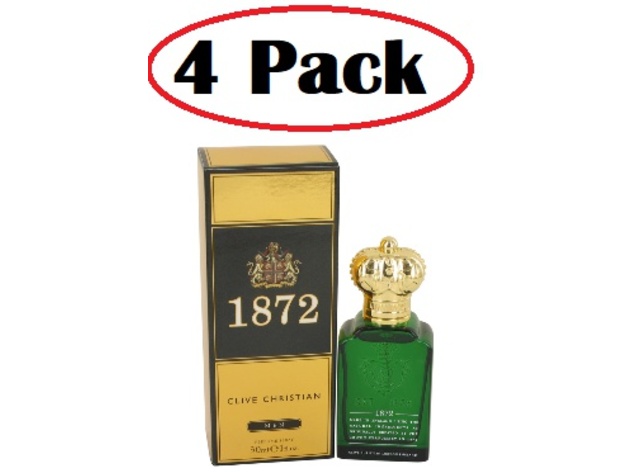 4 Pack of Clive Christian 1872 by Clive Christian Perfume Spray 1 oz