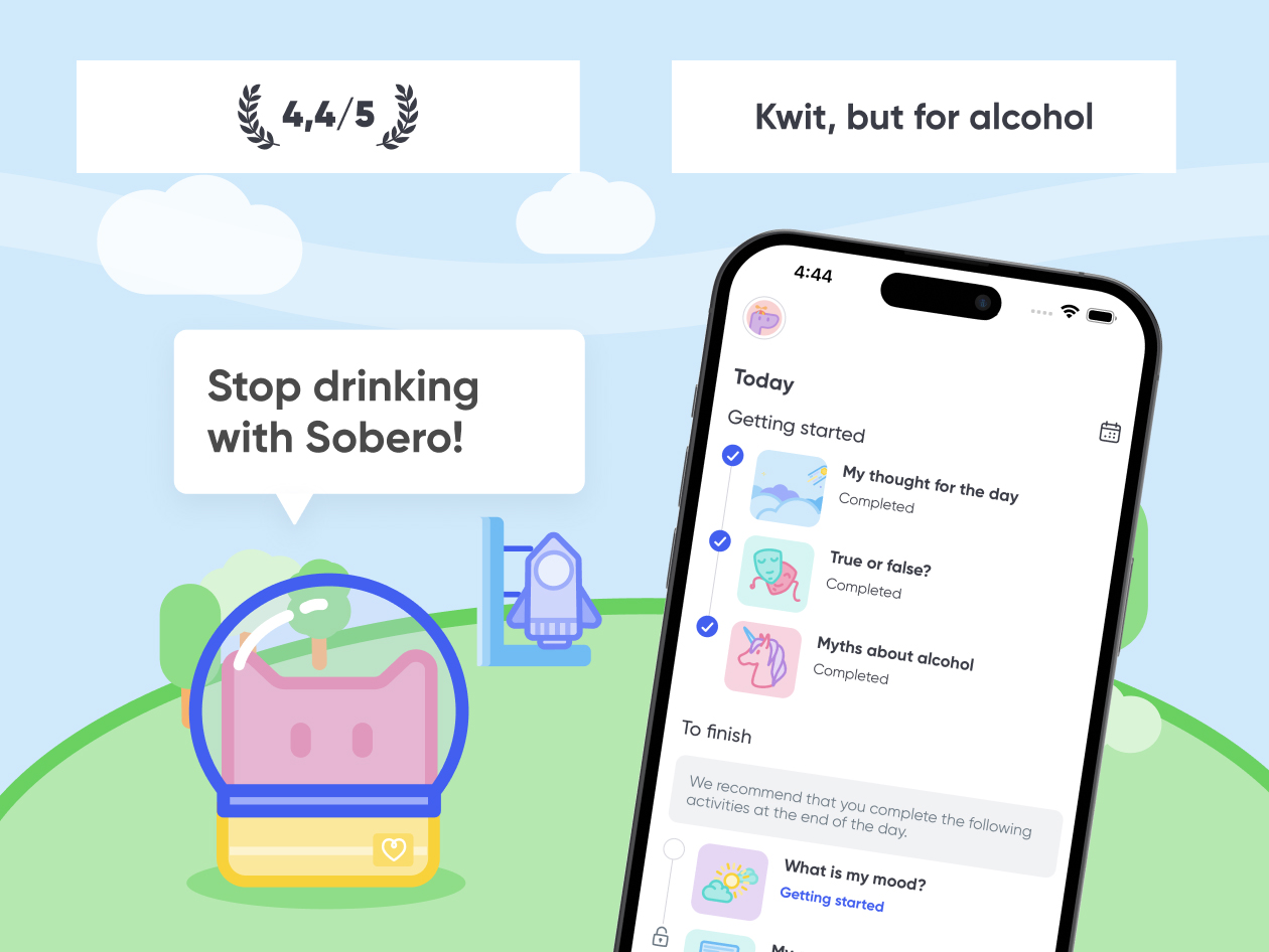 Sobero Drinking Control App: Premium Lifetime Subscription