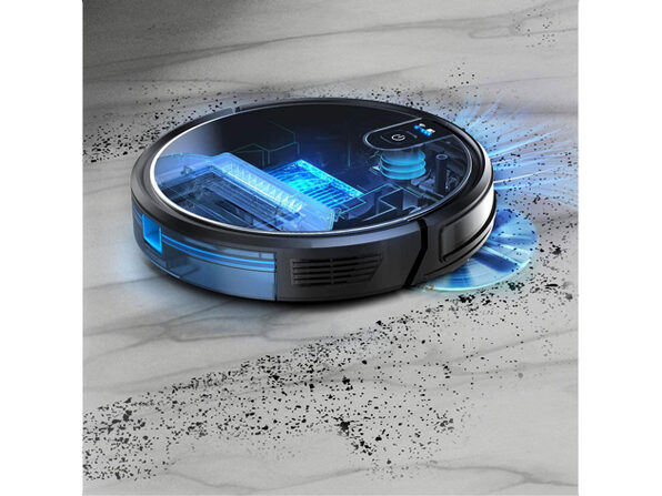 mygenie xsonic robotic vacuum cleaner with mop black