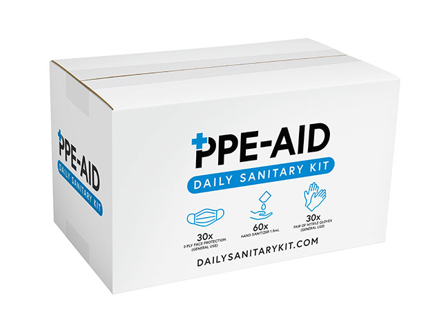 30 Day PPE-AID Daily Sanitary Kit