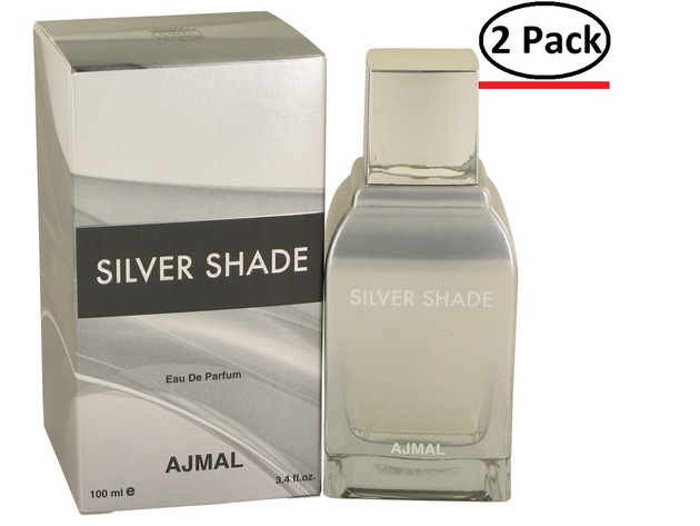Silver Shade by Ajmal Eau De Parfum Spray (Unisex) 3.4 oz for Women (Package of 2)