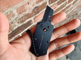 B-2 Dog Tag: Fully Concealed Nano Blade Pocket Knife