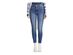 Free People Women's Riley Seamed Skinny Jeans Blue Size 25