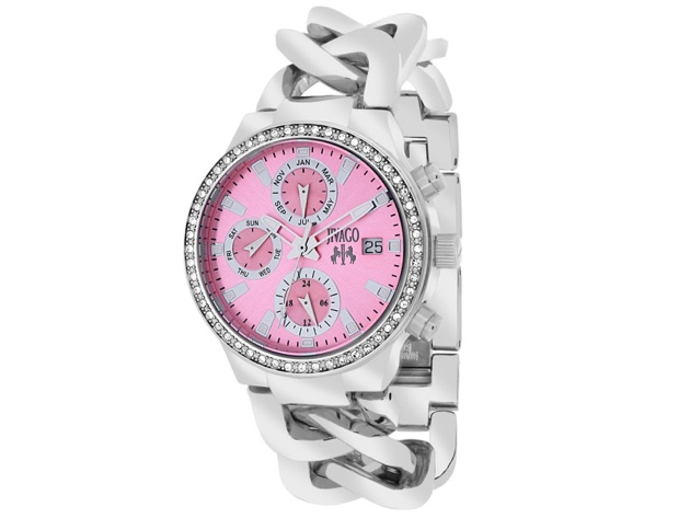 Jivago Women's Levley Pink Dial Watch - JV1248