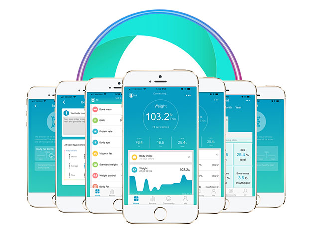 BMI Wi-Fi Scale with Smartphone App