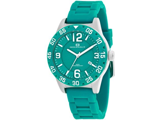 Oceanaut Women's Aqua One Green Dial Watch - OC2813