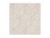 Eclipse Ambiance Geo Draft Stopper Energy Saving 100% Blackout Grommet-Top 50 Inches x 95 Inches Single Curtain Panel, Taupe
