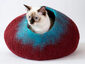 Cat Cavern - Maroon and Teal