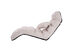 Costway Folding Lazy Sofa Chair Stylish Sofa Couch Beds Lounge Chair W/Pillow Beige