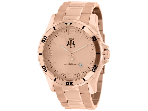 Jivago Men's Ultimate Rose Gold dial watch - JV6113