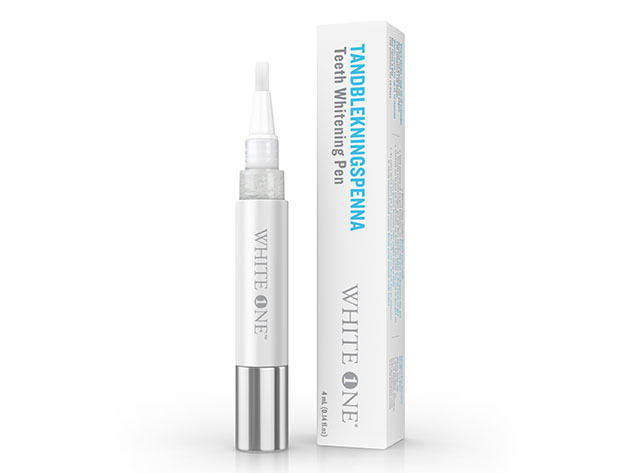 A WhiteOne tooth whitening pen