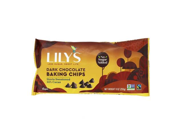 Lily's - Dark Chocolate Baking Chips 55% Cocoa Dark Chocolate - 9 oz.