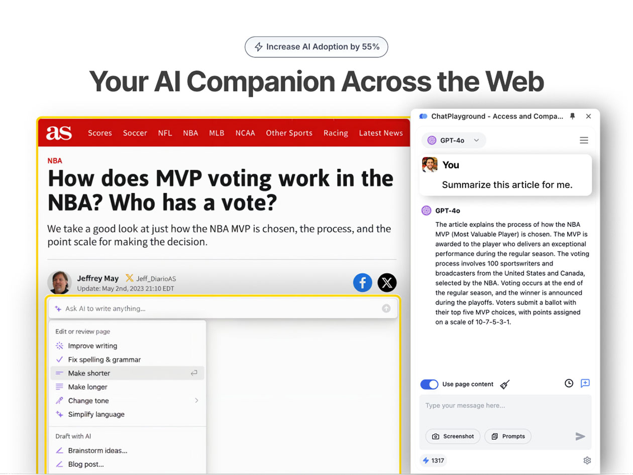 BrowserCopilot AI: Lifetime Subscription (Basic Plan - 500 Queries per Month)