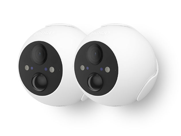 Litmor Wireless Rechargeable Camera: Bundle of 2