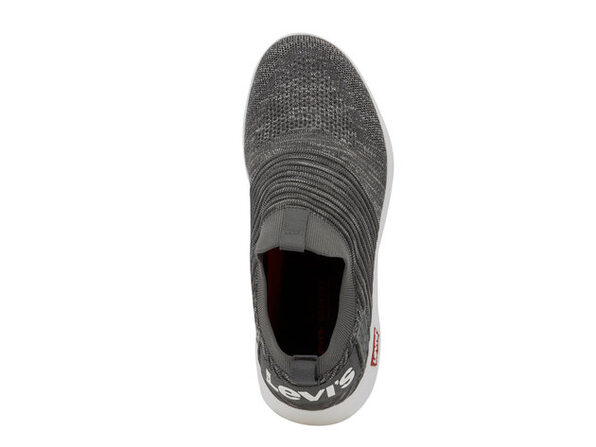 Levi's Mens Drifter KT Logo Slip-on Knit Sneaker Shoe - 11 M Charcoal/Grey  | StackSocial