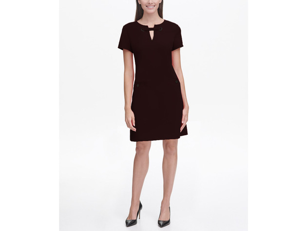 Tommy hilfiger scuba crepe pocket outlet dress