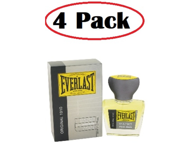 4 Pack of Everlast by Everlast Eau De Toilette Spray 1.7 oz