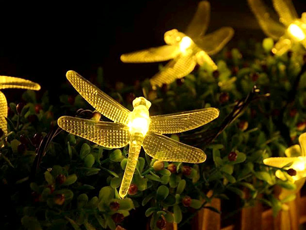 Solar Powered Firefly LED Light String