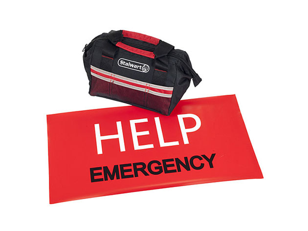 Stalwart 55-Piece Emergency Roadside Kit with Travel Bag