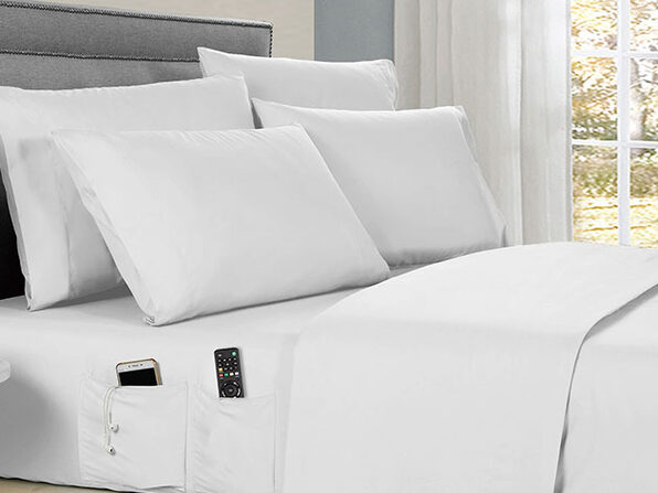 Kathy Ireland 6 Piece Smart Sheet Set White Joyus - Kathy Ireland Bedding Set Kathy Ireland 6 Piece Smart Sheet Set White Joyus - Kathy Ireland Bedding Set