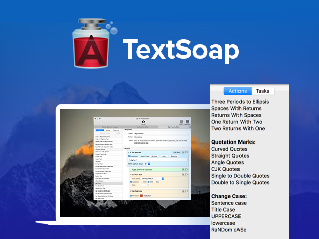 TextSoap Mac App: Automate Tedious Text Document Clean up