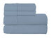 Soft Home 1800 Series Solid Microfiber Ultra Soft Sheet Set (Dusty Blue/Full)