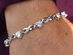 Amanda 18k Infinity Tennis Bracelet (Silver)